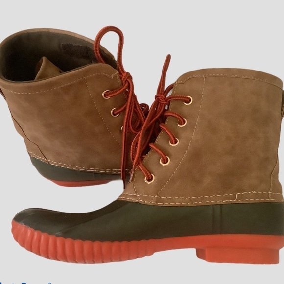 Marleylilly Shoes - MARLEYLILLY “PUMPKIN “ DUCK BOOTS